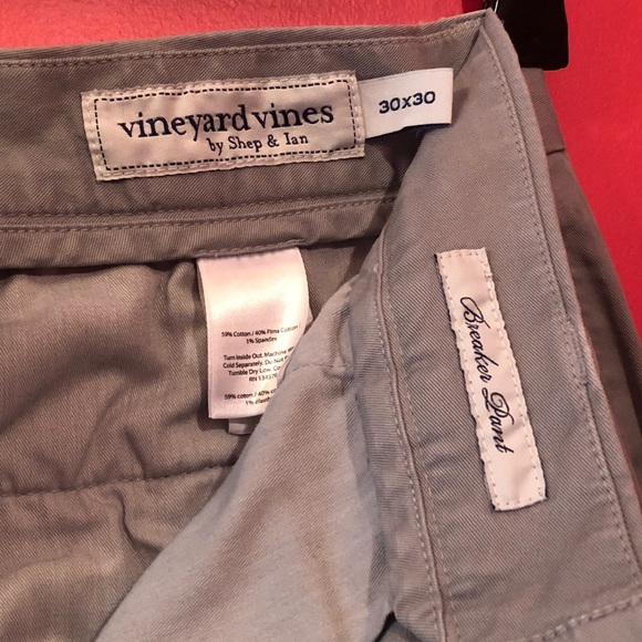 Vineyard Vines Grey Breaker Slacks - Picture 2 of 3